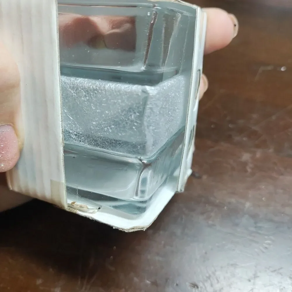 FYRKANTIG IKEA Glass container x3